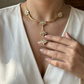 Kamal Necklace-White