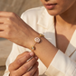 Zehra bangle - White