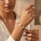 Zehra bangle - White