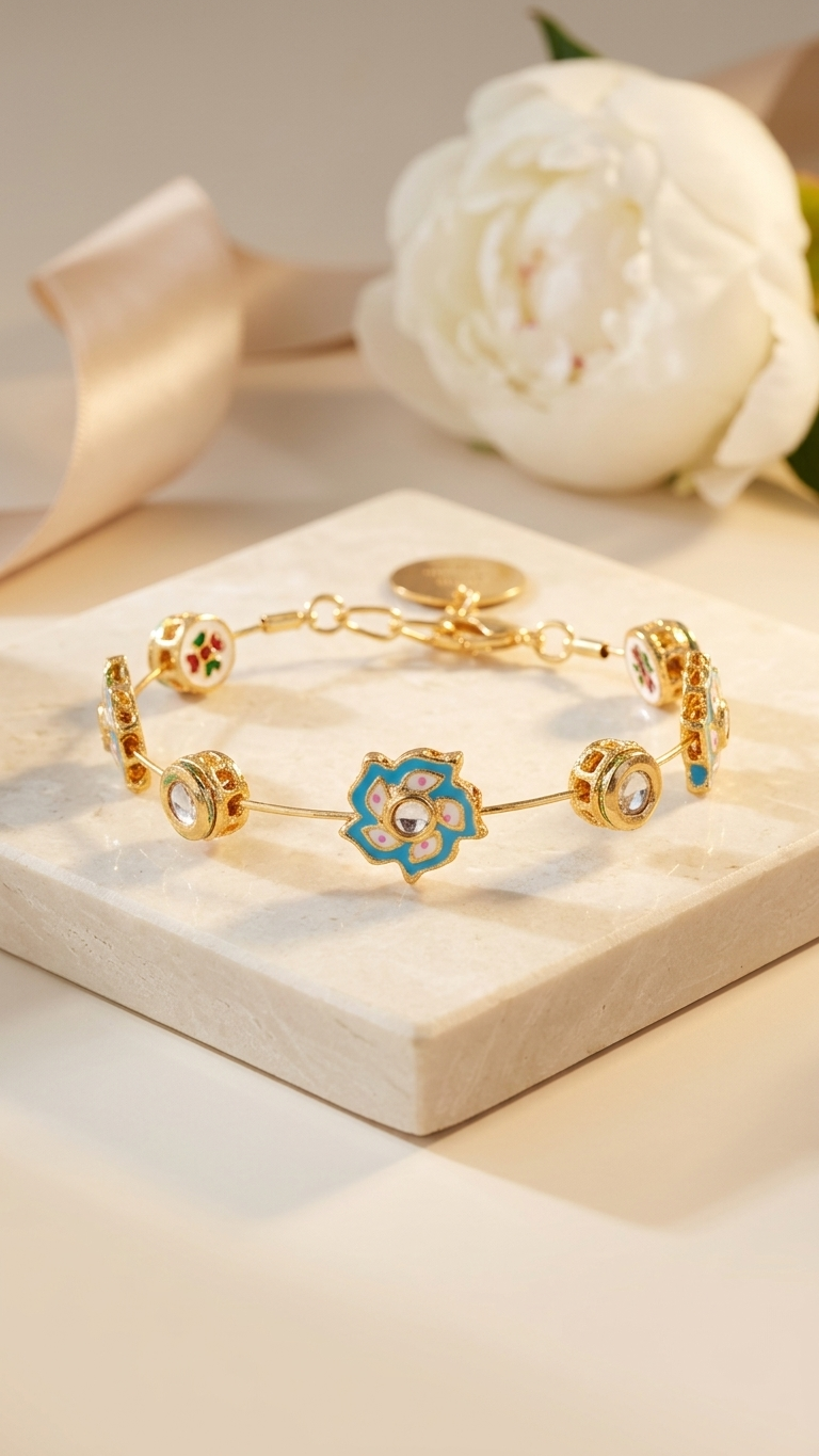 Zehra bangle-Blue
