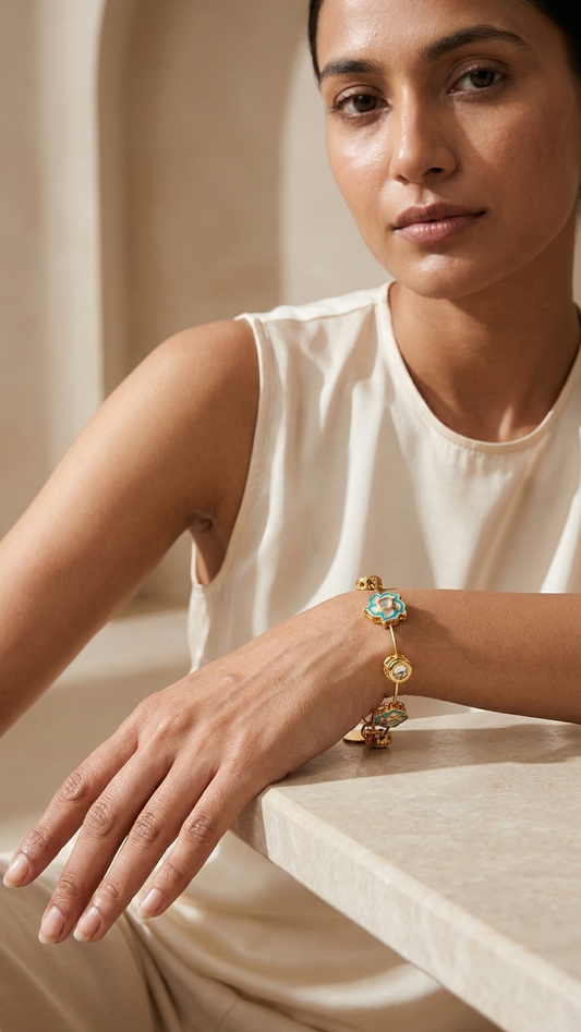 Zehra bangle-Blue