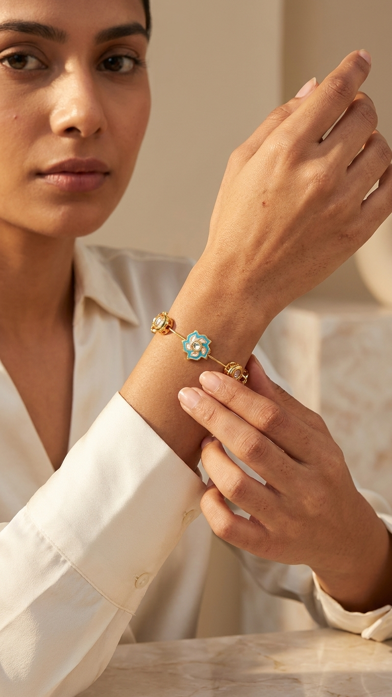 Zehra bangle-Blue
