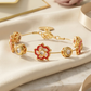 Zehra bangle-Coral Red