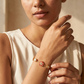 Zehra bangle-Coral Red
