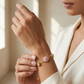 Zehra bangle-Light Pink