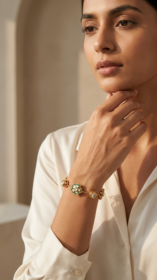 Zehra bangle-Green