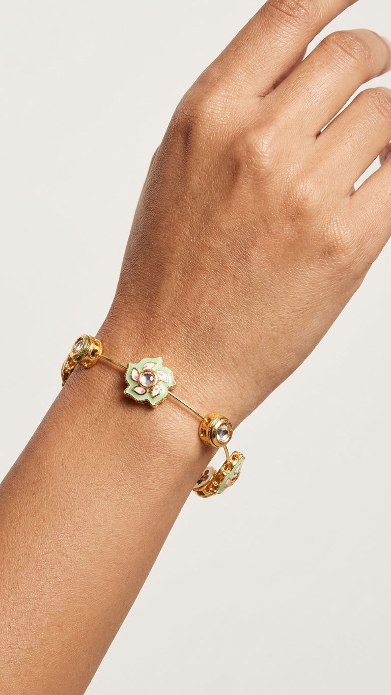 Zehra bangle- Sea Green