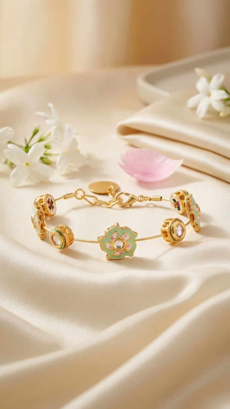 Zehra bangle- Sea Green