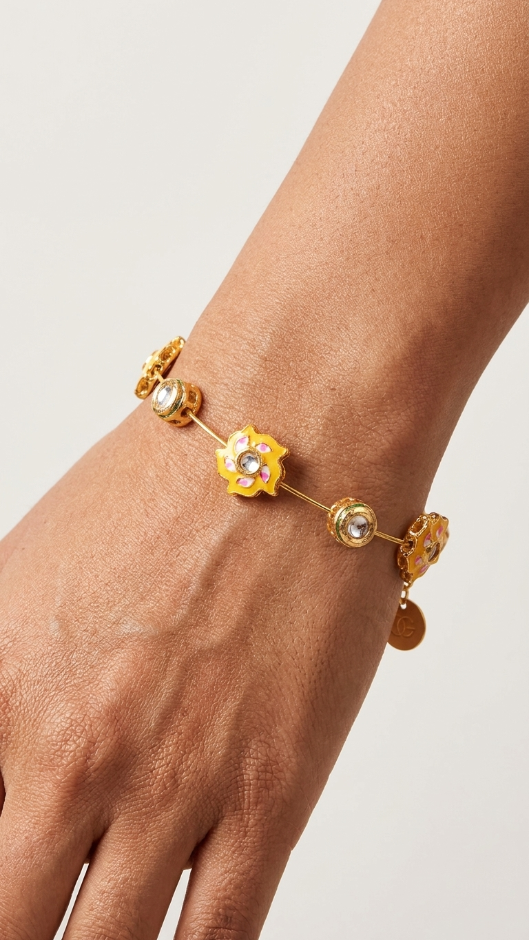 Zehra bangle-Yellow