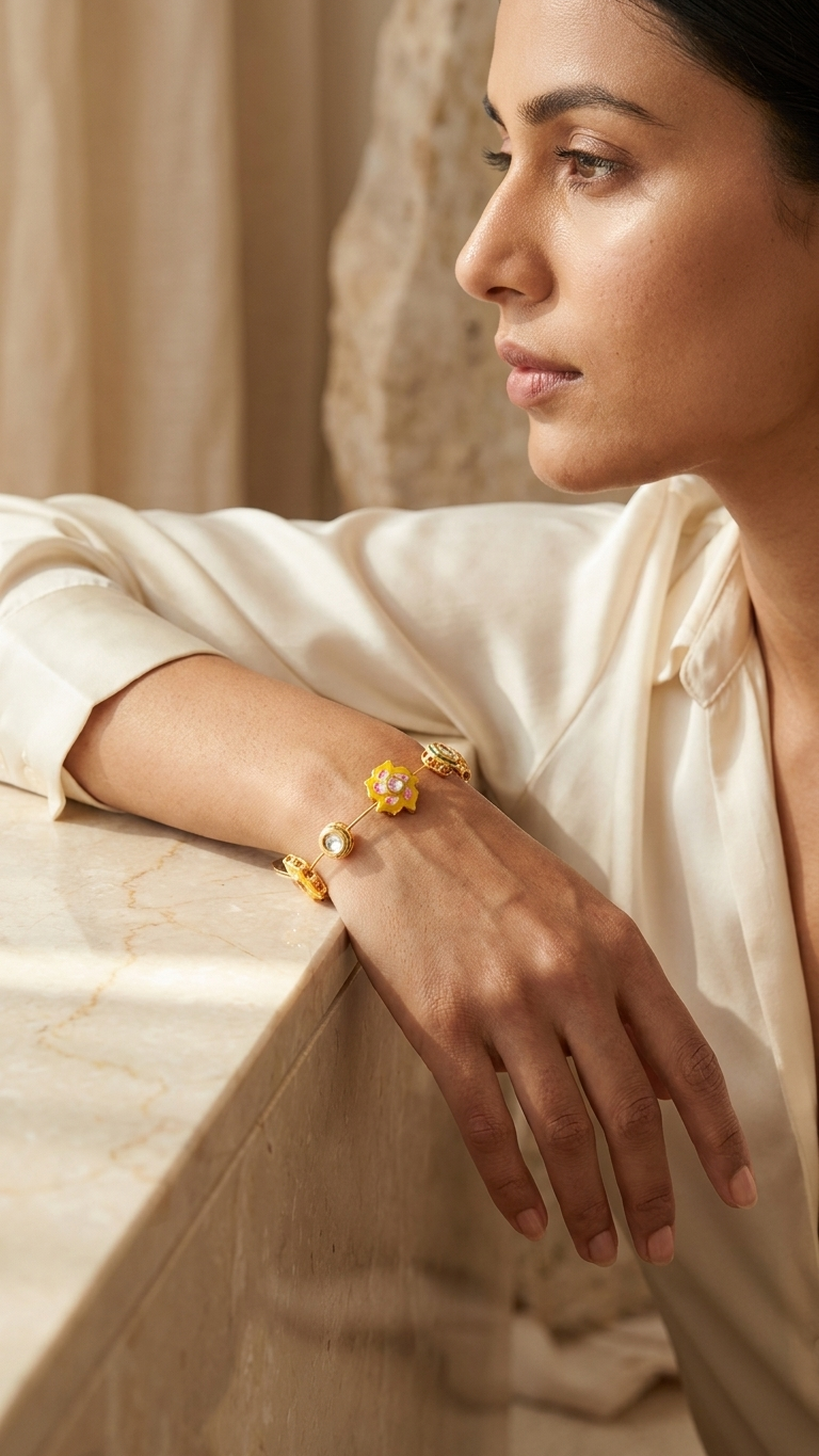 Zehra bangle-Yellow
