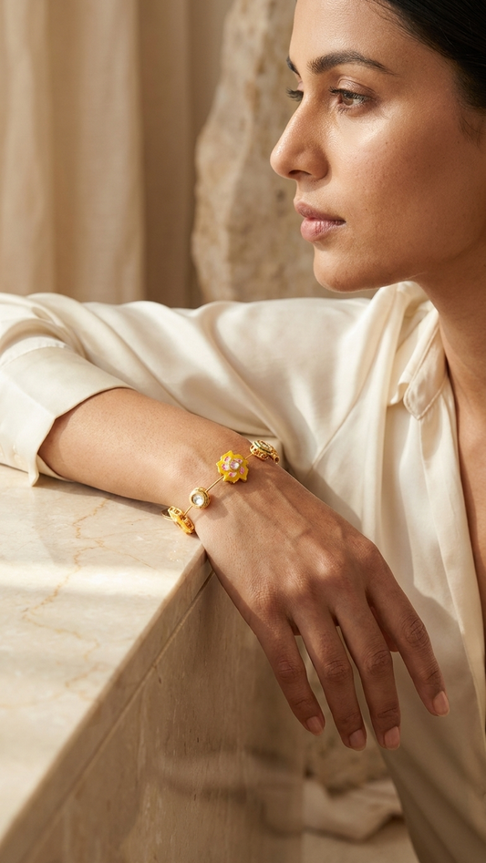 Zehra bangle-Yellow