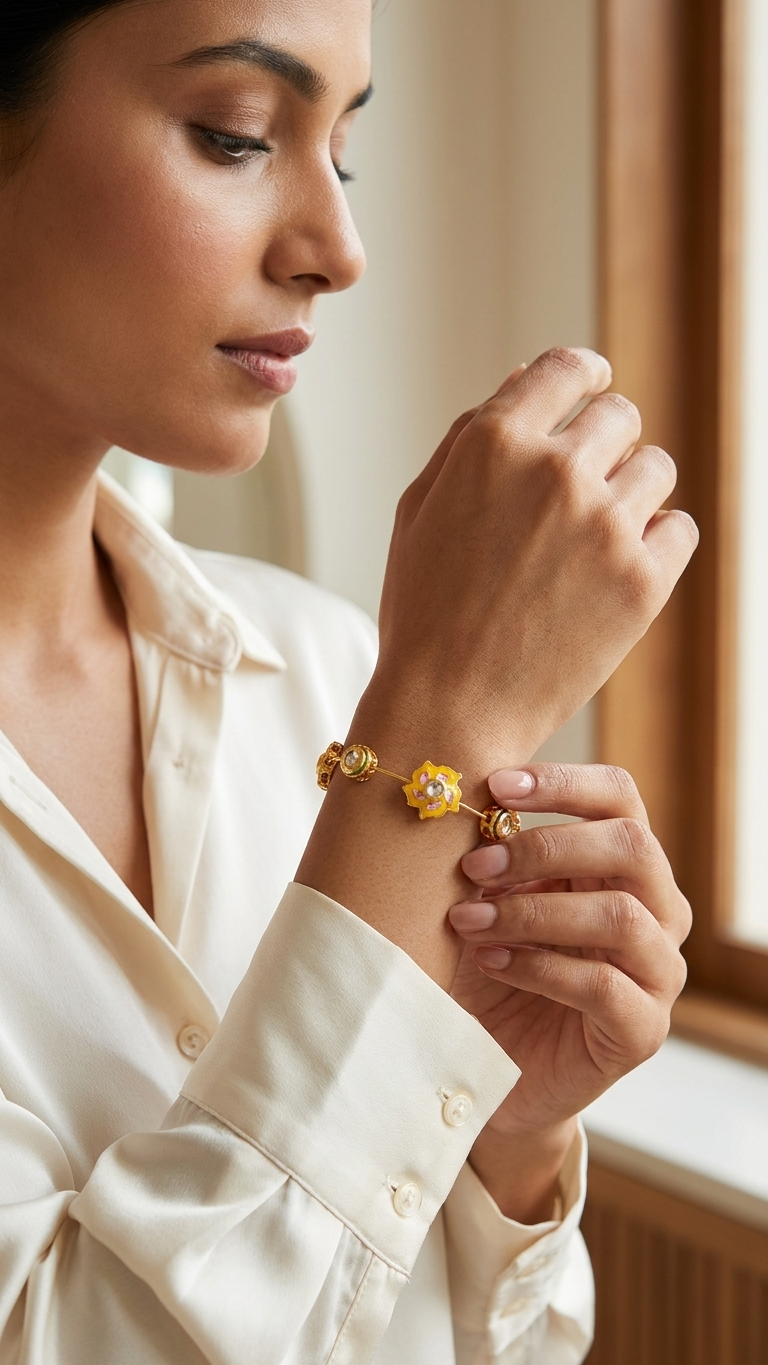 Zehra bangle-Yellow