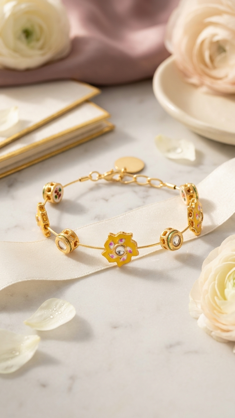Zehra bangle-Yellow