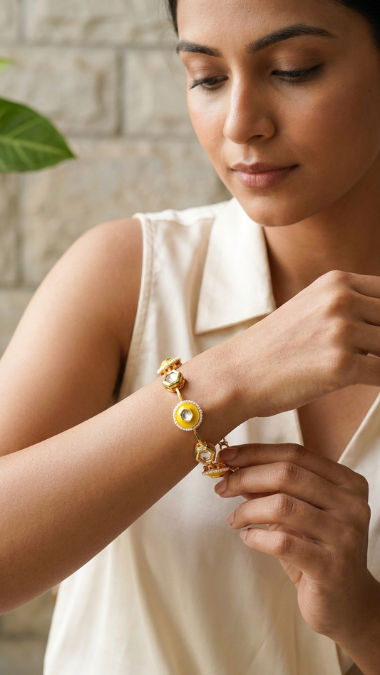 Ella bangle-Yellow