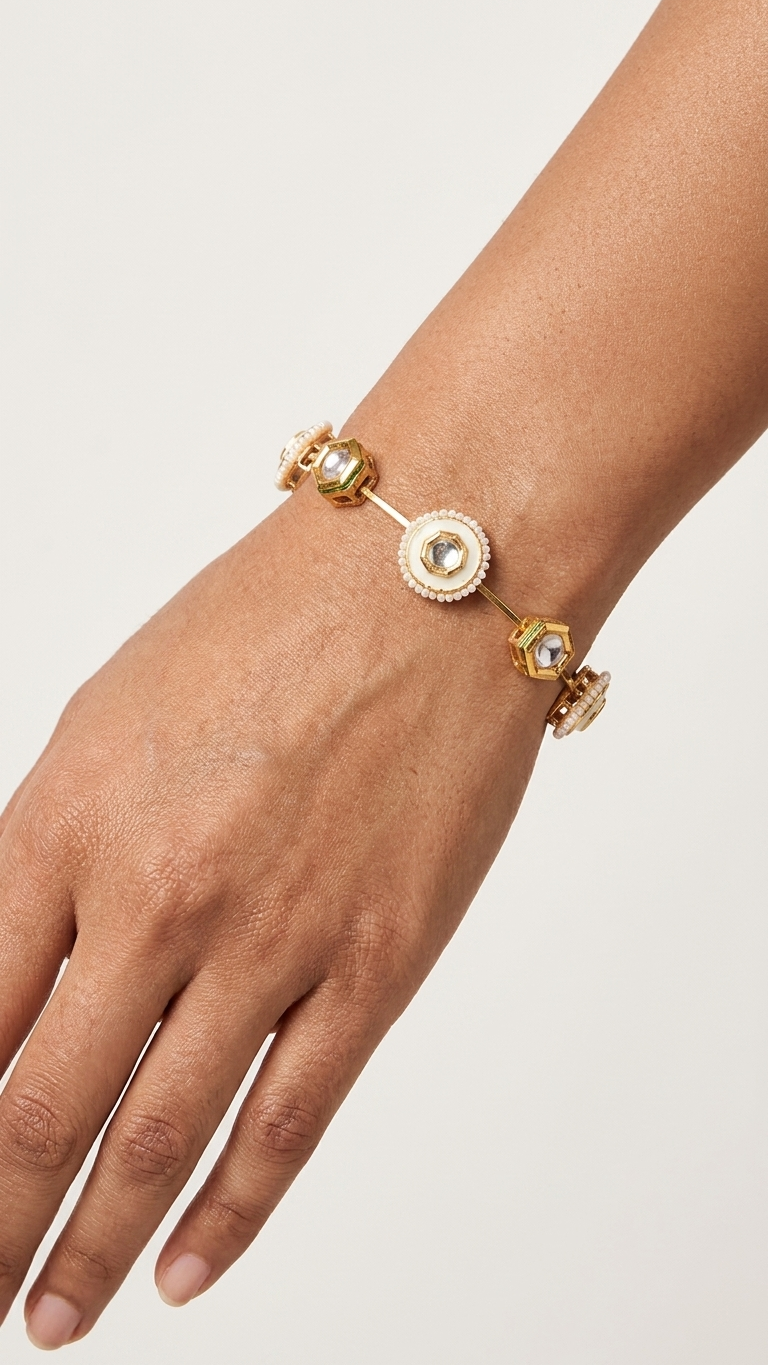 Ella bangle-White