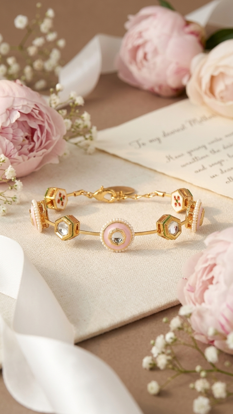 Ella bangle- LIght Pink