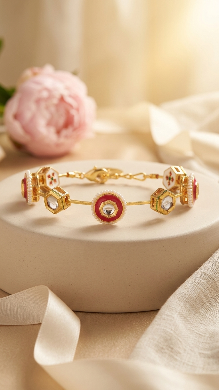 Ella bangle-Ruby Red