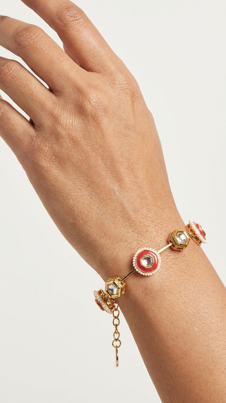Ella bangle-Ruby Red
