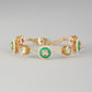 Ella bangle- Teal Green