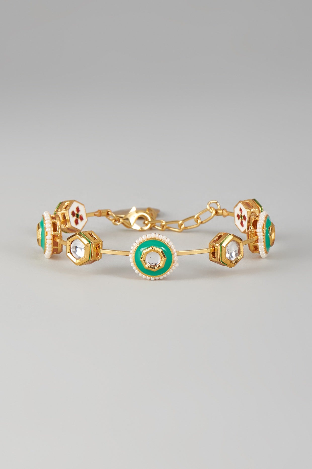 Ella bangle- Teal Green