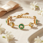 Ella bangle- Teal Green
