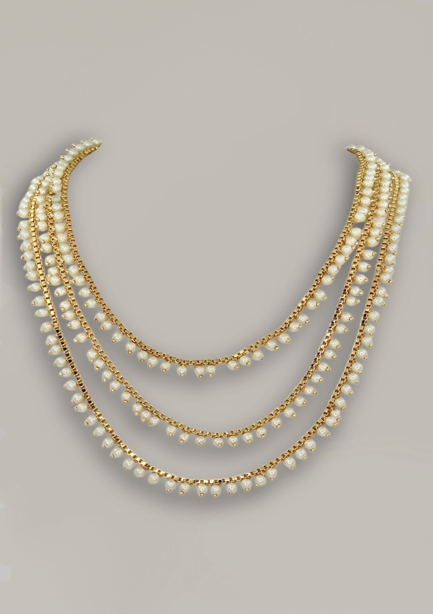 Pearl Cascade Necklace