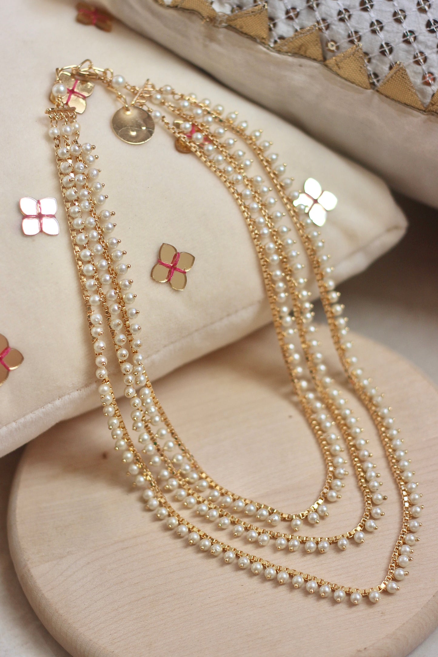 Pearl Cascade Necklace